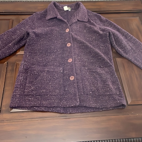 Women’s size medium the territory ahead purple cotton/polyester/acrylic jacket - Picture 6 of 9